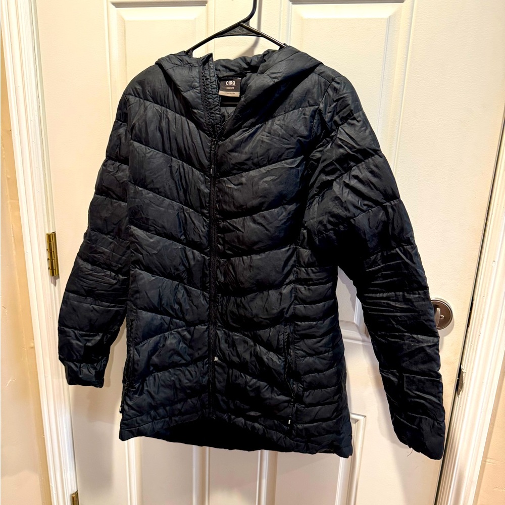 Cirq Lightweight down puffer jacket - midi length